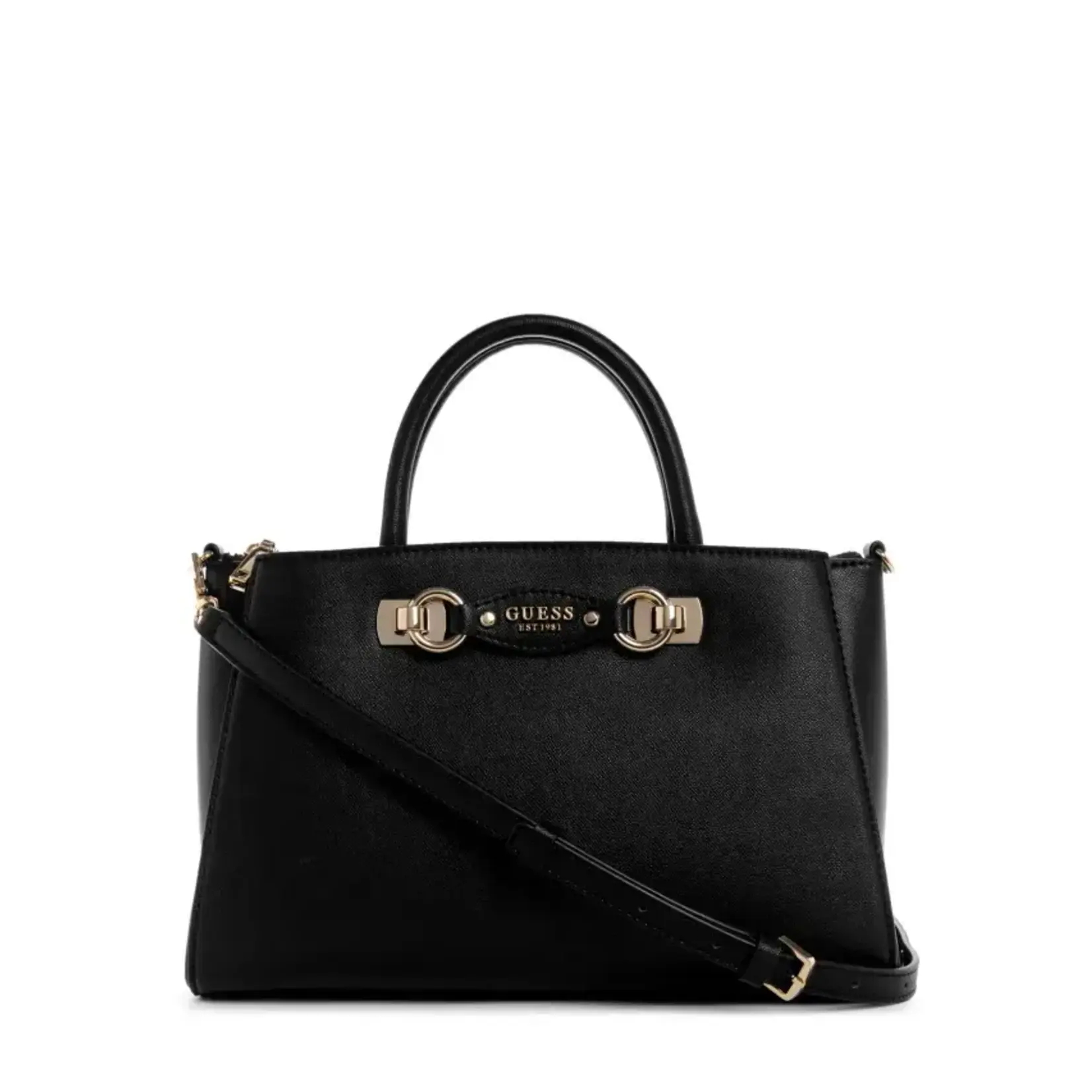 Guess Mimina Girlfriend Satchel - Black