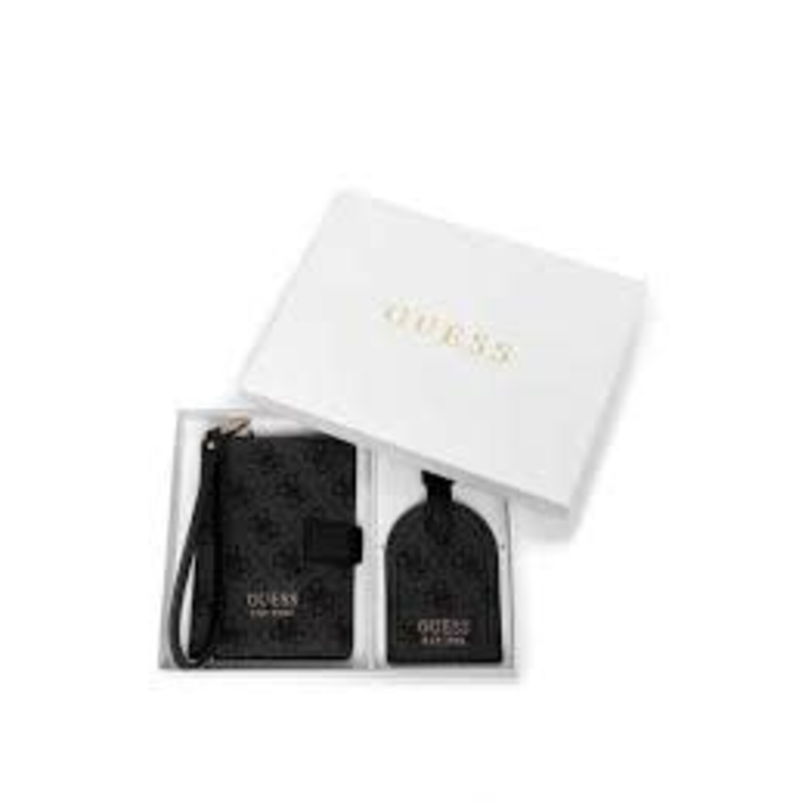 Guess Orlina Travel Boxed Luggage Tag and Passport Case