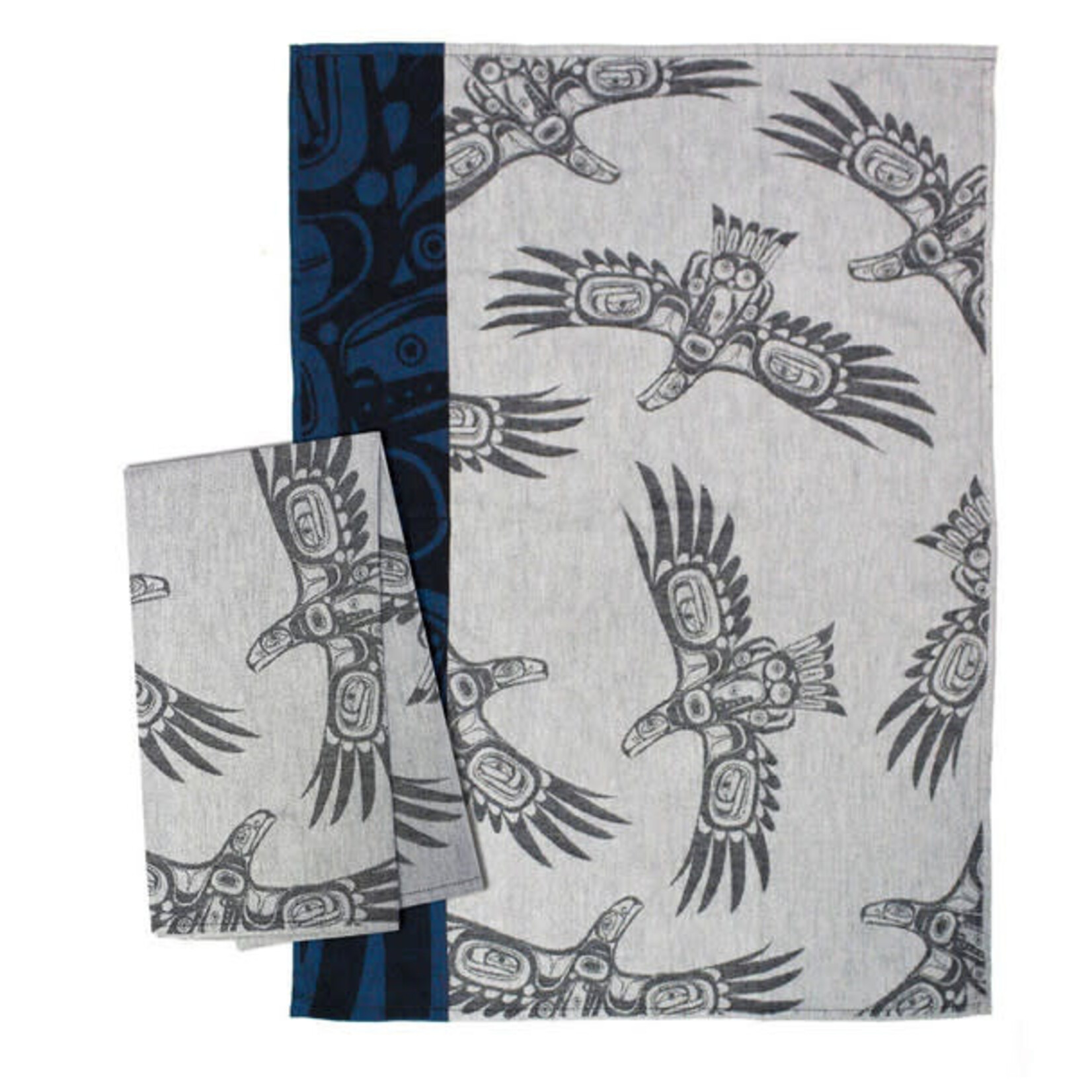 Native Northwest Tea Towel - Soaring Eagle