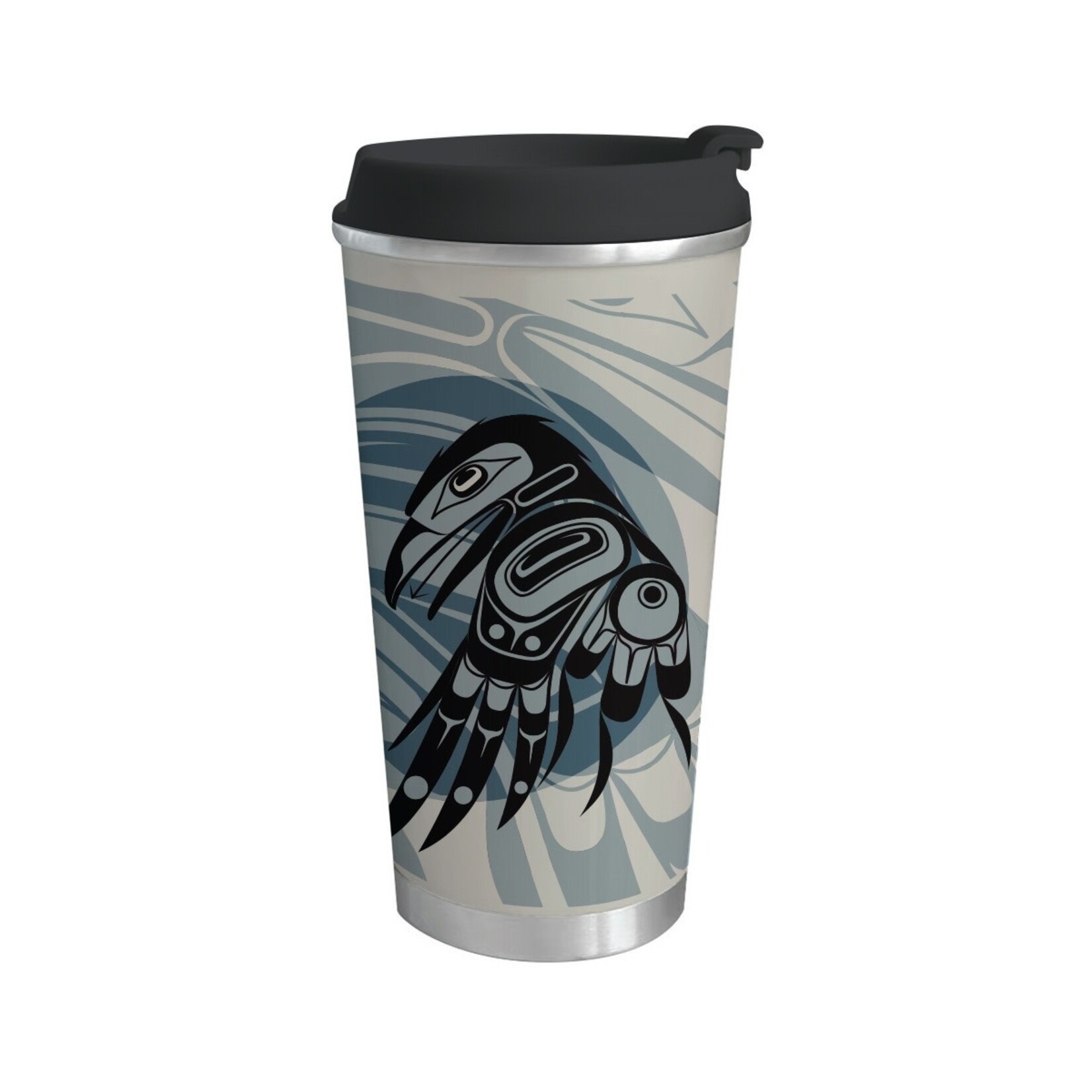 Art Travel Mug 18 oz - Raven Moon