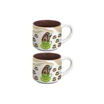 Ceramic Espresso Mug Set - Raven
