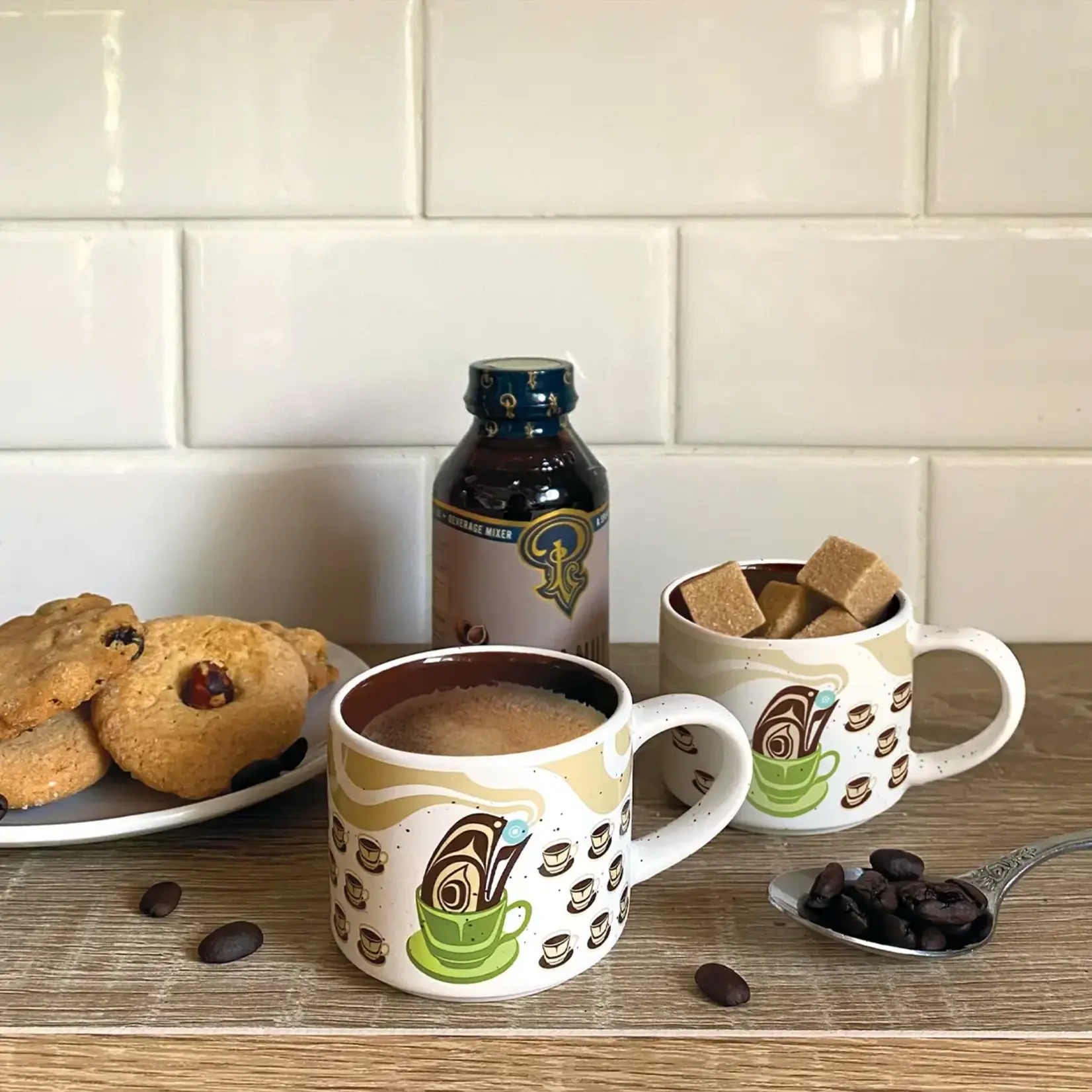 Ceramic Espresso Mug Set - Raven