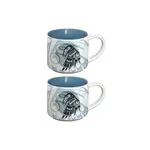Ceramic Espresso Mugs - Raven Moon