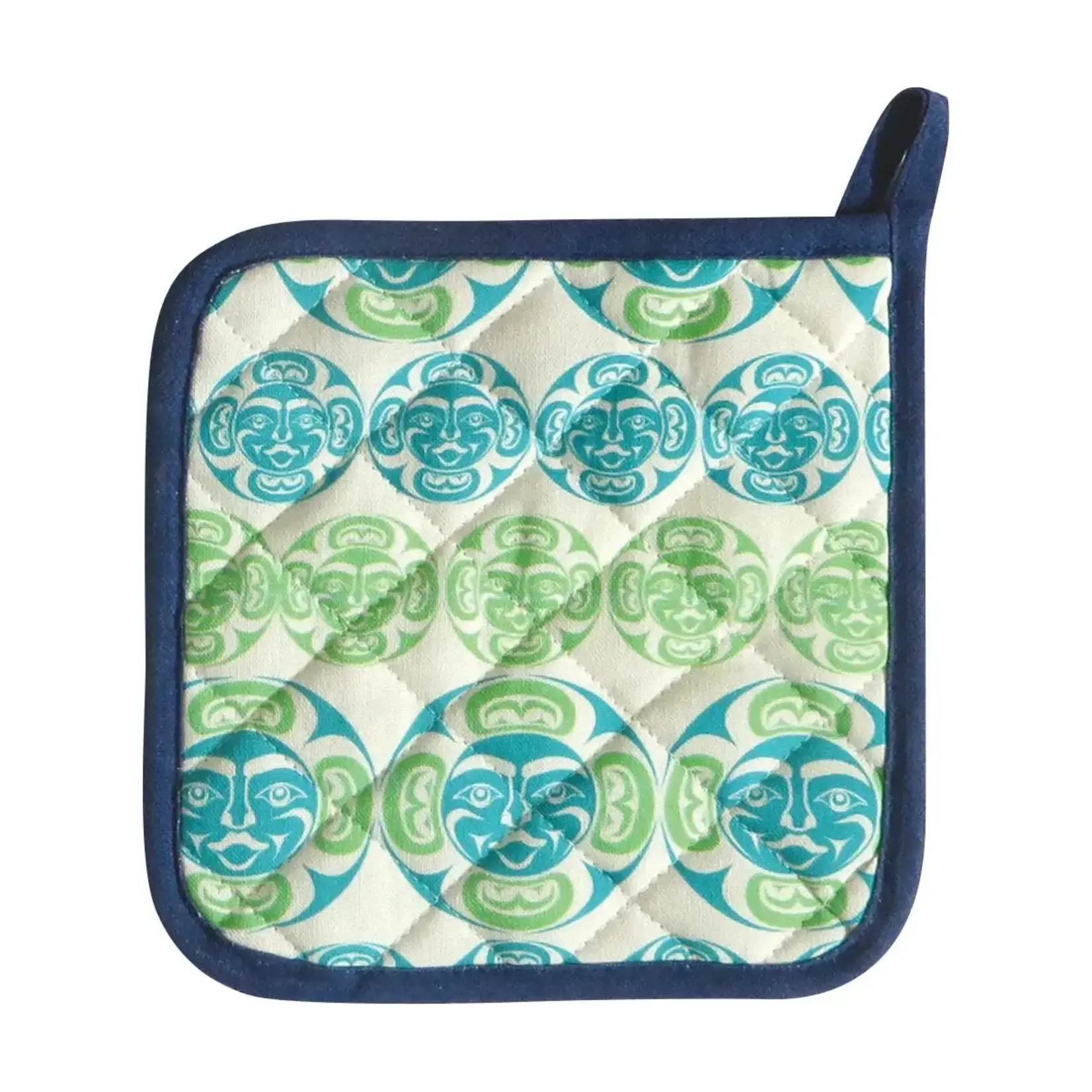 Native Northwest Cotton Potholder - Moon