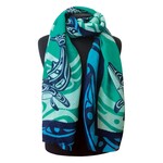 Native Northwest Eco Scarf - Humpback Whale