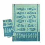 Native Northwest Tea Towel - Salmon in the Wild