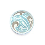 Native Northwest Porcelain Art Plate - Killer Whale by Trevor Angus