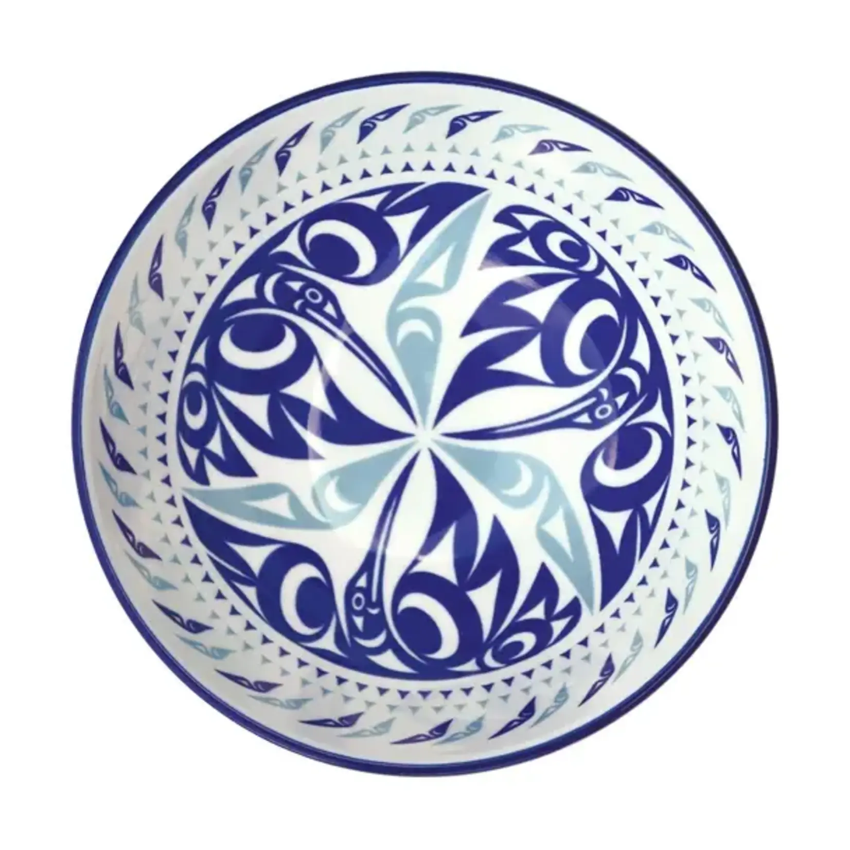 Porcelain Art Bowl - Hummingbird (Medium)