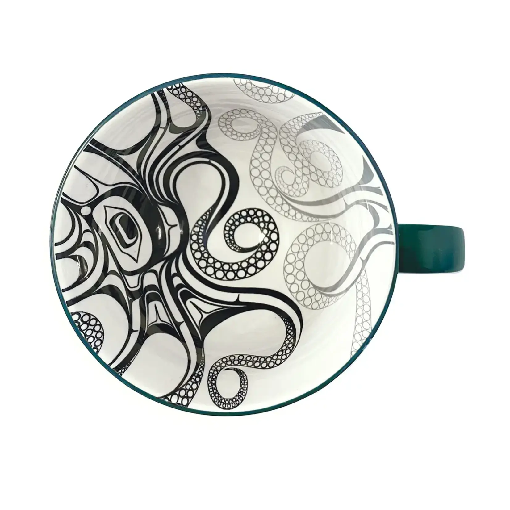 Native Northwest Porcelain Art Mug - Octopus