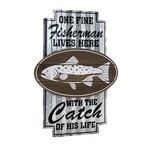 One Fine Fisherman Decorative Plaque