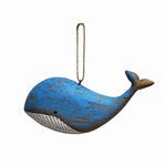 Hanging Wood Whale