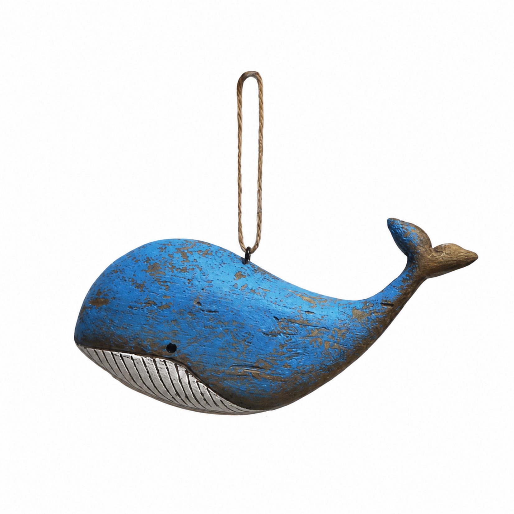 Hanging Wood Whale