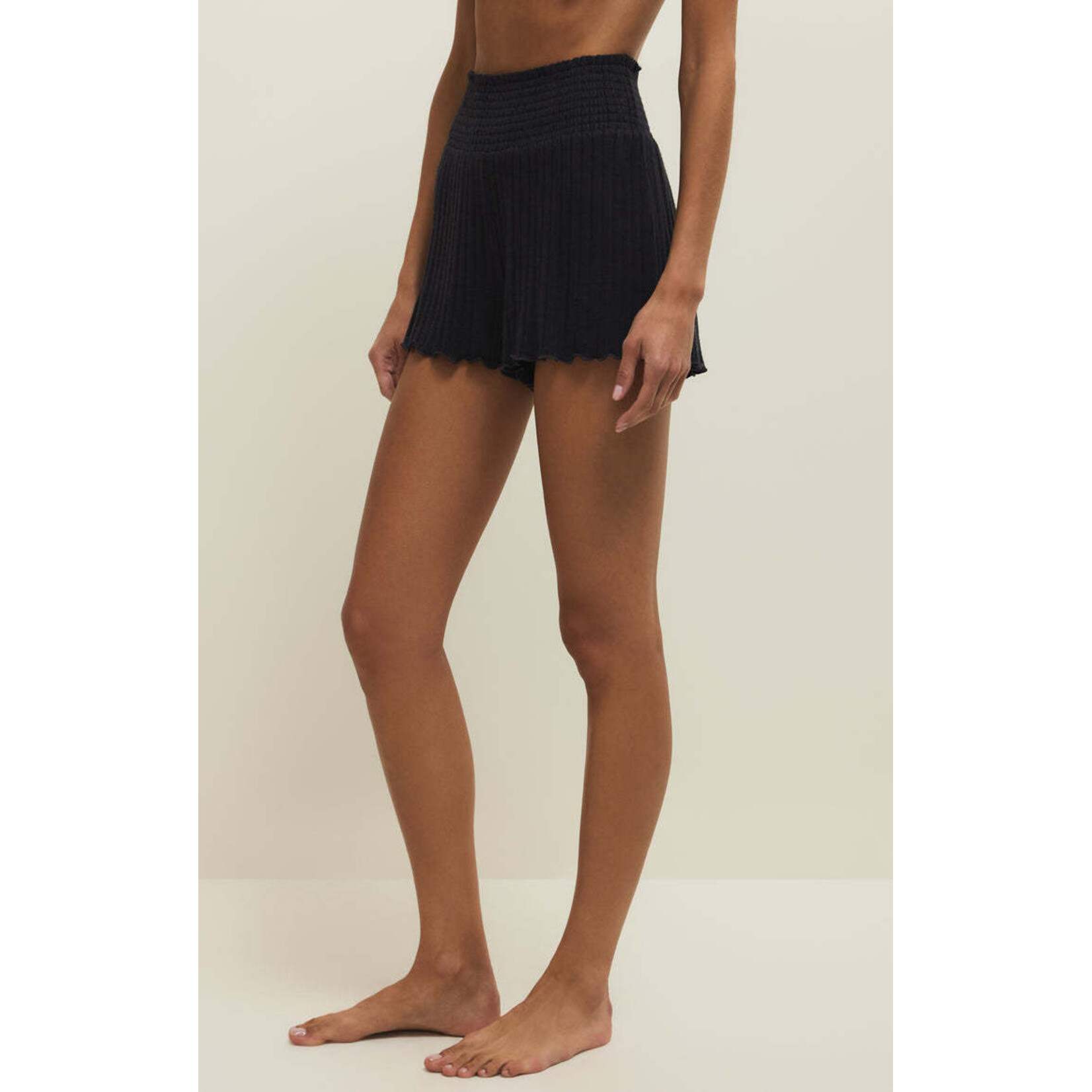 Z Supply Dawn Smocked Rib Shorts