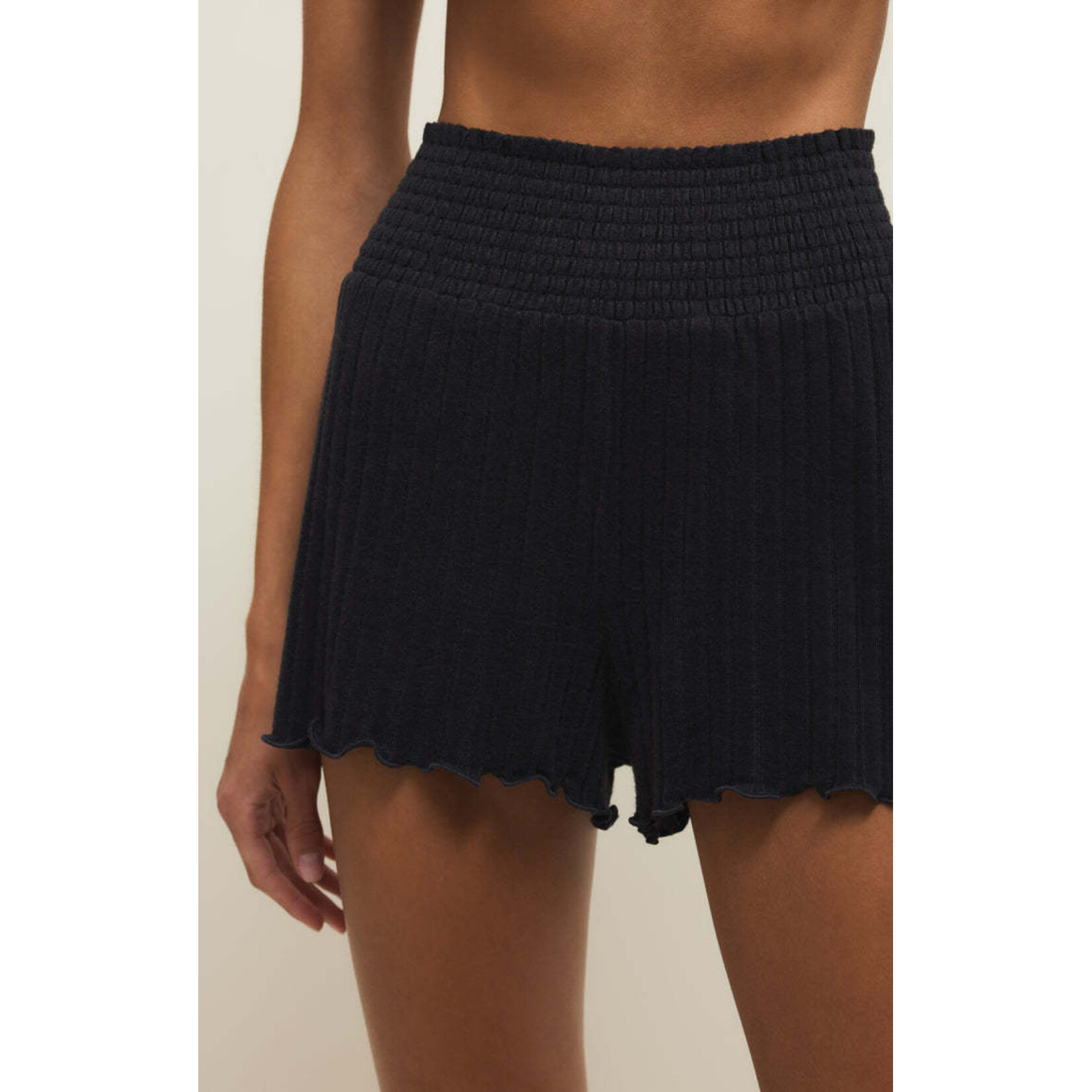 Z Supply Dawn Smocked Rib Shorts
