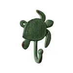 Rustic Green Cast Iron Turtle Hook