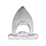 White Cast Iron Shark Bottle Opener