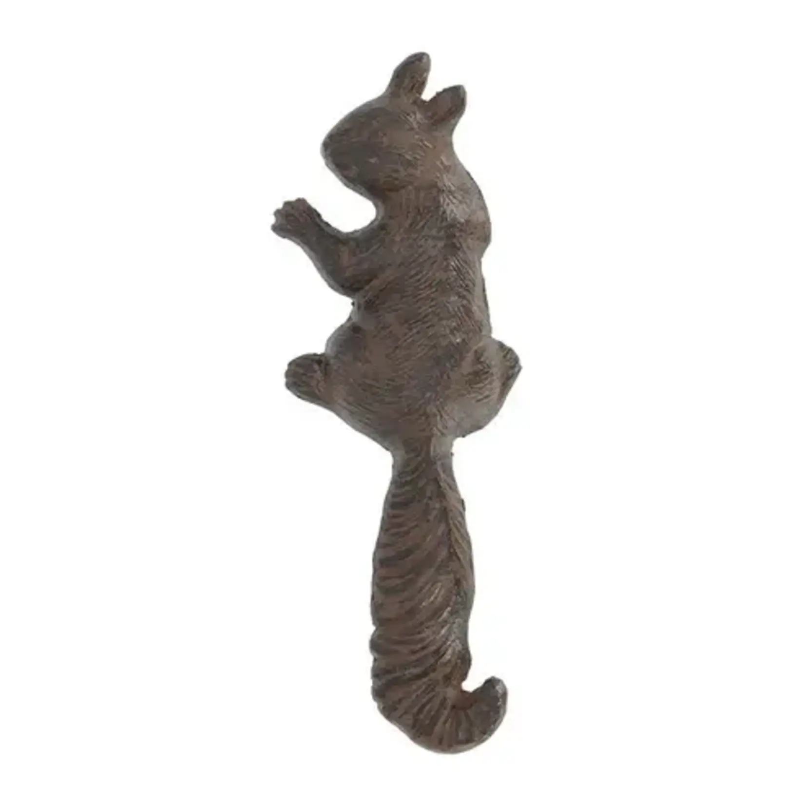 Decorative Cast Iron Squirrel Tail Hook