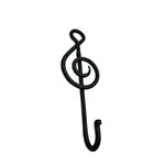 Cast Iron Hand-Forged Music Note Hook