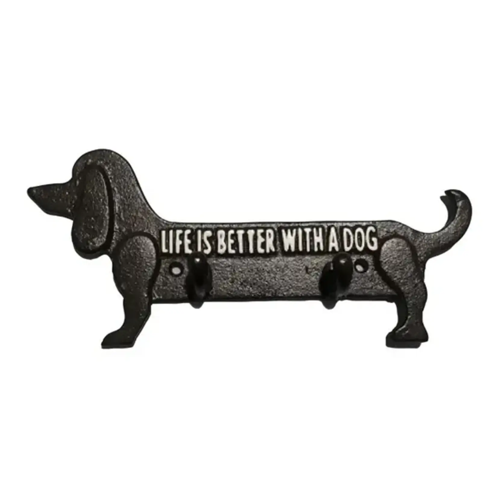Cast Iron Dachshund Key Hook