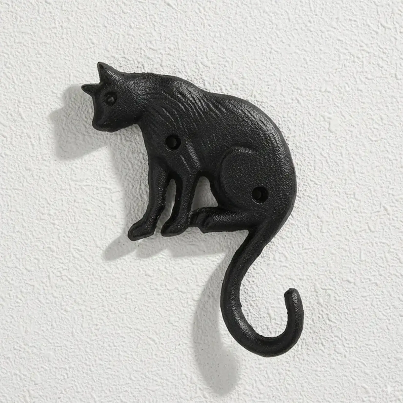Cast Iron Decorative Cat Hook