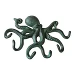 Decorative Octopus Hook - Antique Green