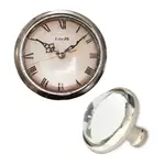 Metal/Glass Antique Clock Drawer Knob
