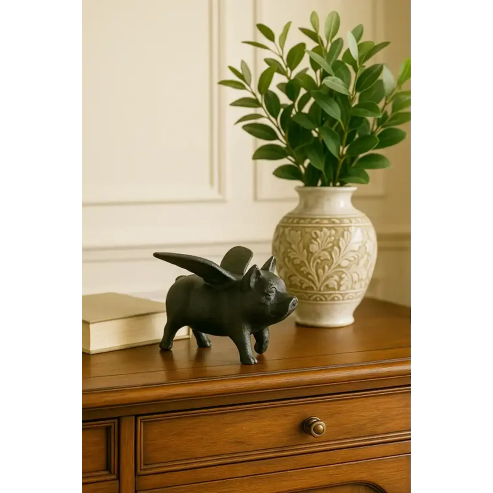 Cast Iron Flying Pig
