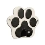 White & Black Paw Hook 4"