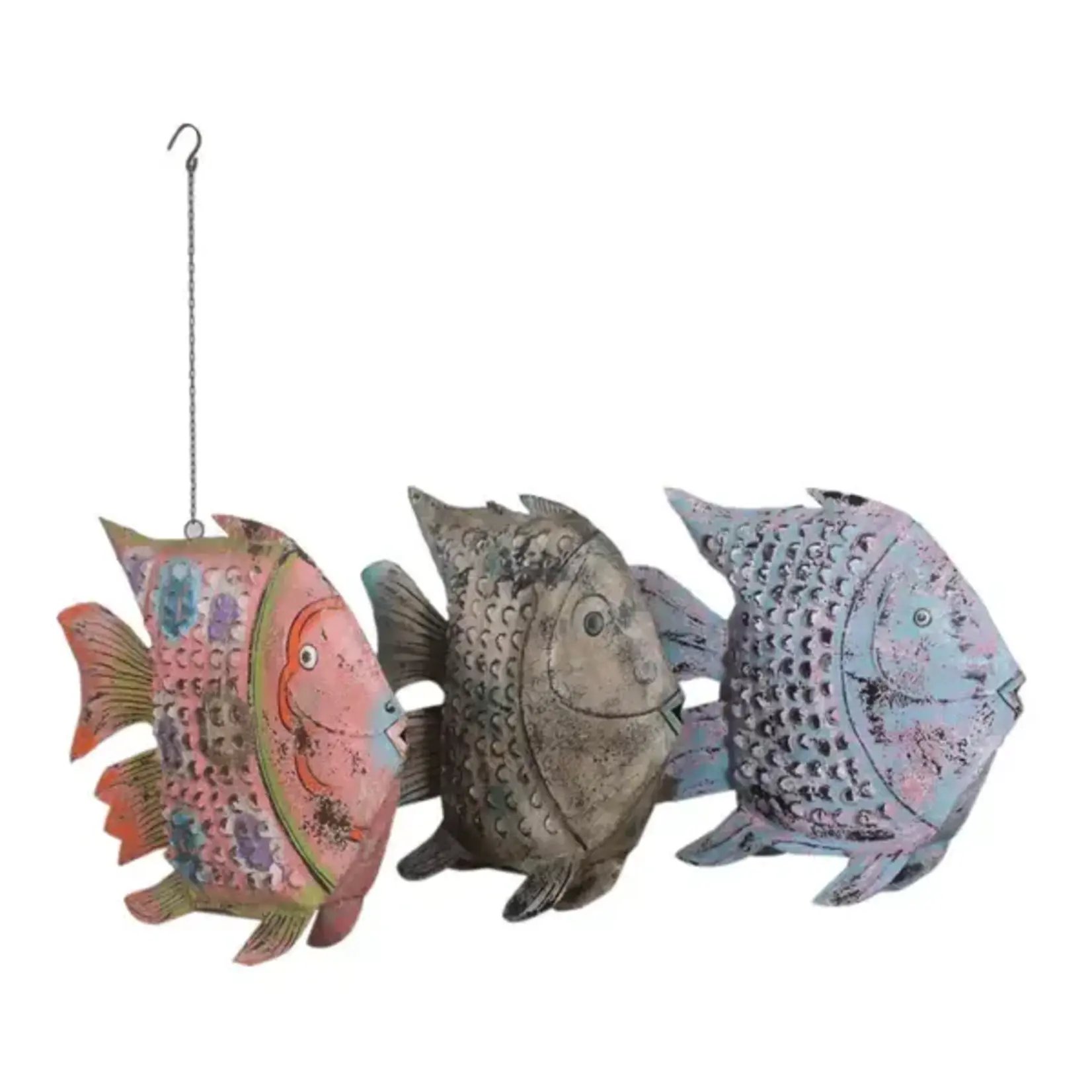 Artistic Iron Painted Fish