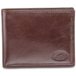 Men's RFID Secure Leather Slimfold Wallet with Removable Passcase