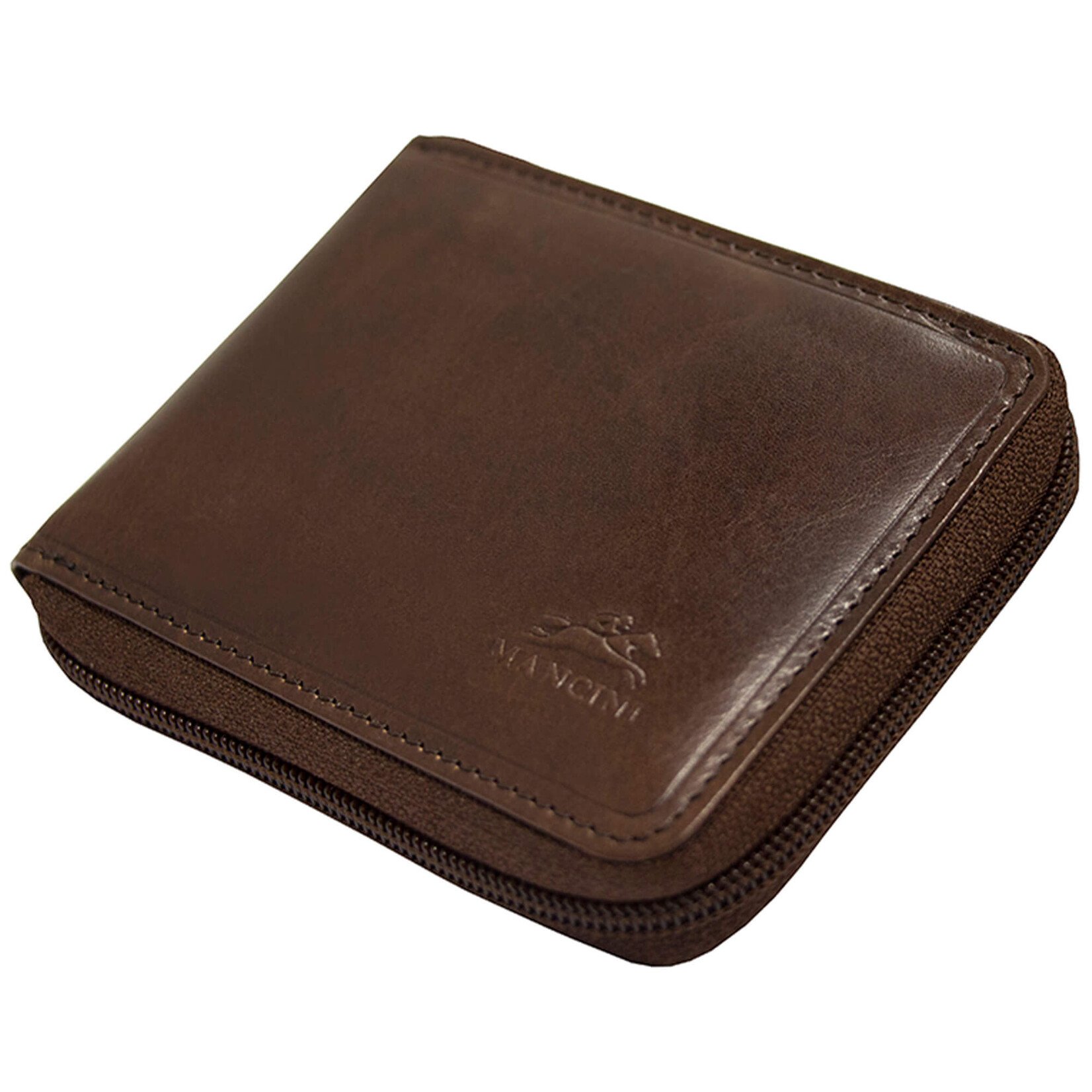 Men's Zippy Leather Wallet with Removable Passcase