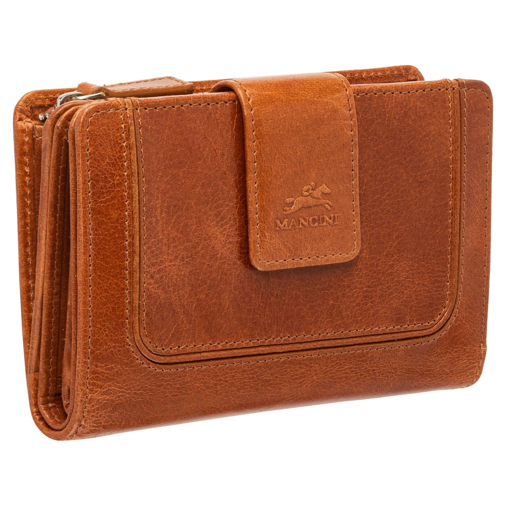Deluxe Leather Medium Clutch Wallet