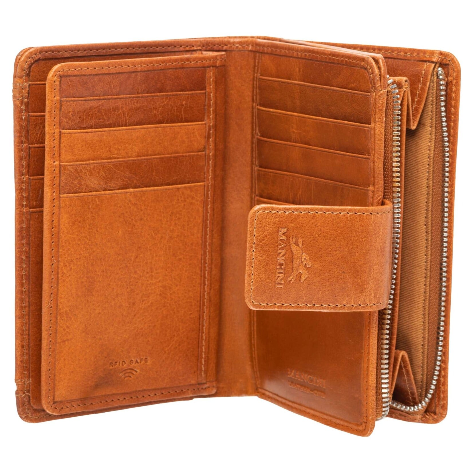 Deluxe Leather Medium Clutch Wallet