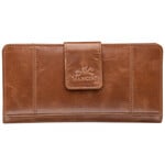 Women's RFID Secure Italian Leather Clutch Wallet