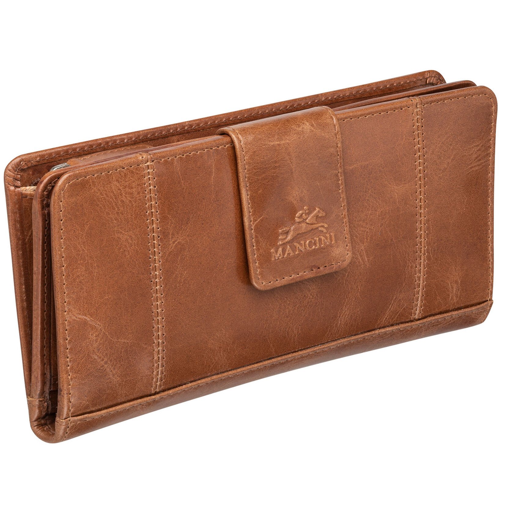 Women's RFID Secure Italian Leather Clutch Wallet