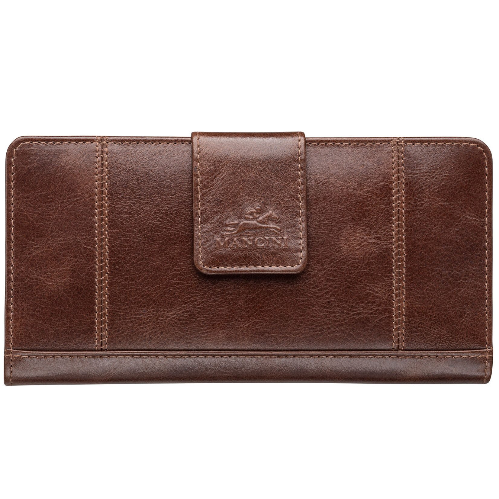 Women's RFID Secure Italian Leather Clutch Wallet