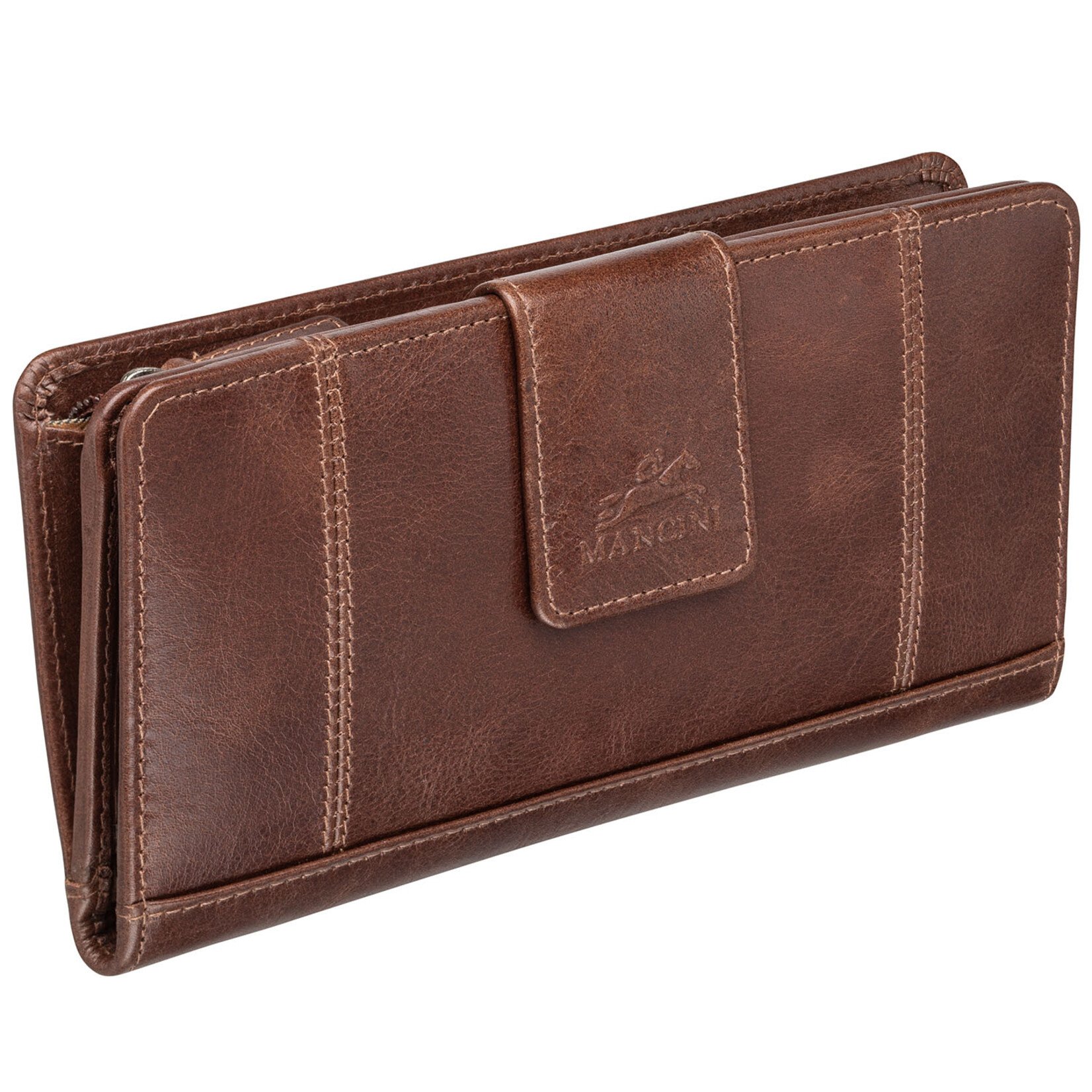 Women's RFID Secure Italian Leather Clutch Wallet