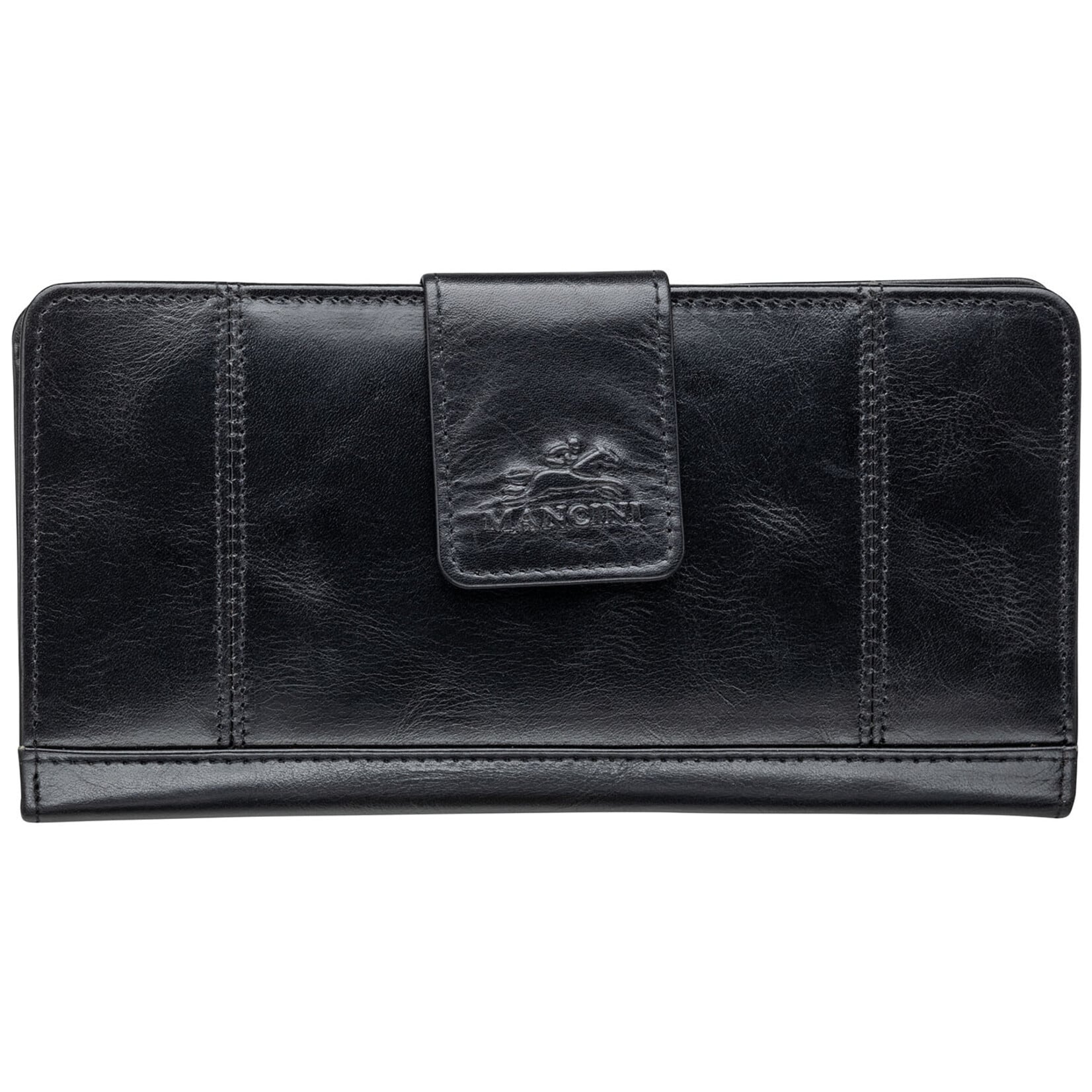 Women's RFID Secure Italian Leather Clutch Wallet