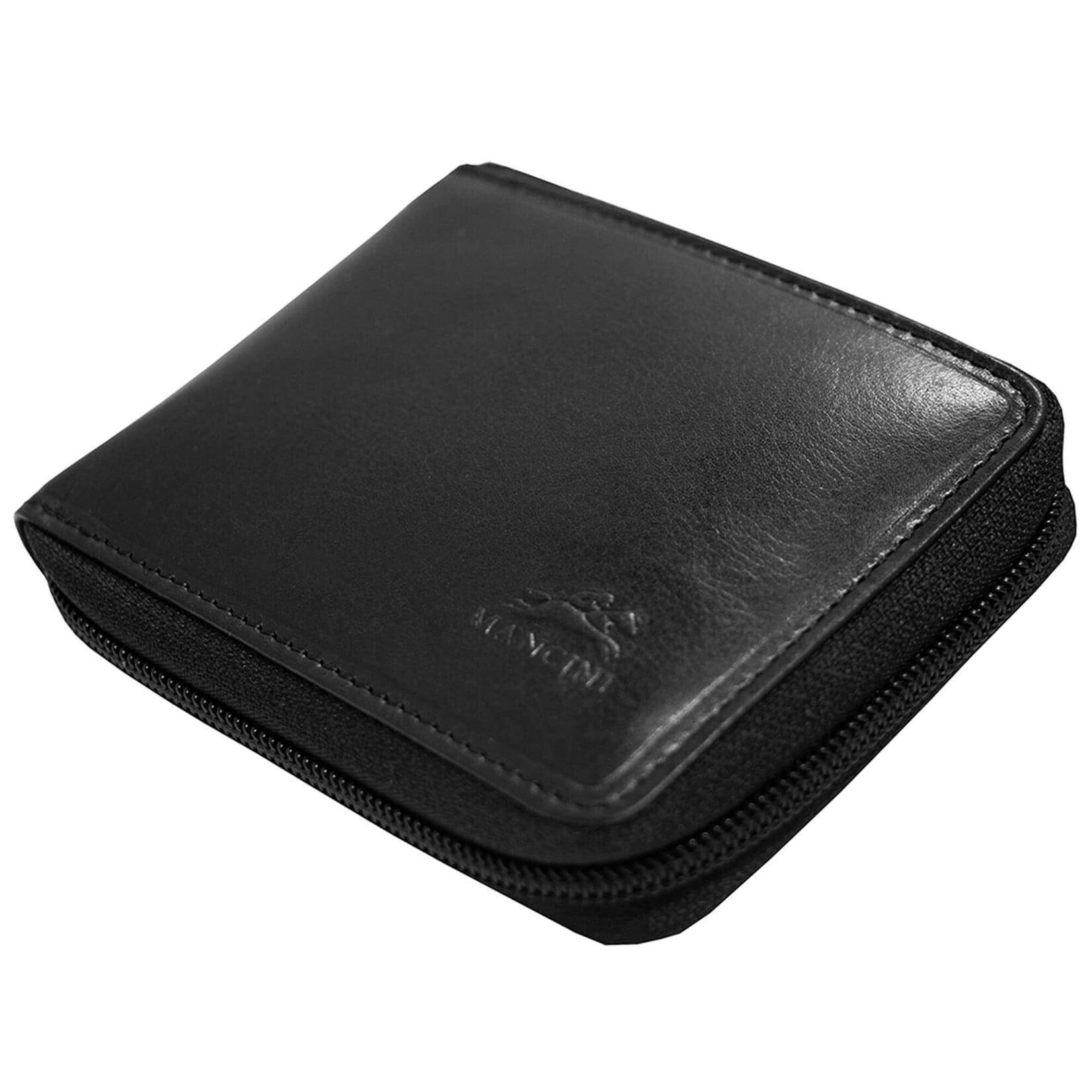 Men's Zippy Leather Wallet with Removable Passcase