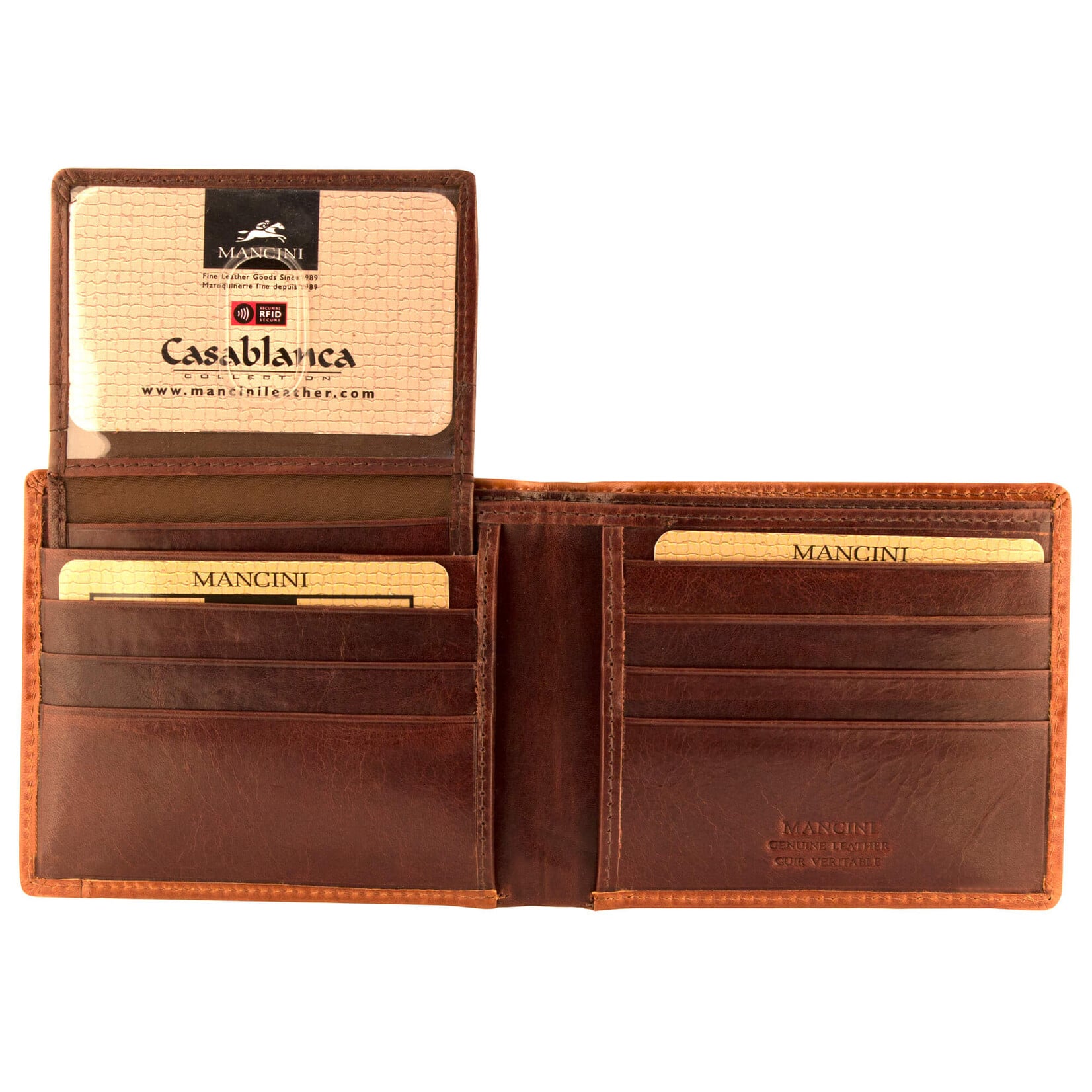 Men's RFID Secure Slimfold with Removable Passcase