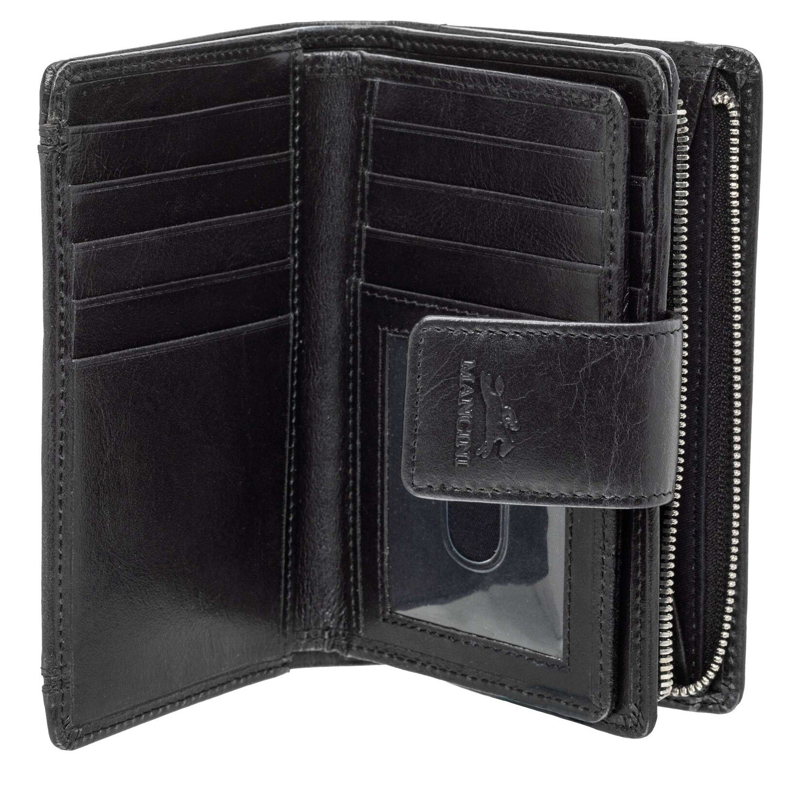 Deluxe Leather Medium Clutch Wallet