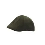 Crown Cap Melton Duckbill Ivy Cap with Leather Visor