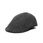 Crown Cap Wool Blend Herringbone Tweed Ivy Cap