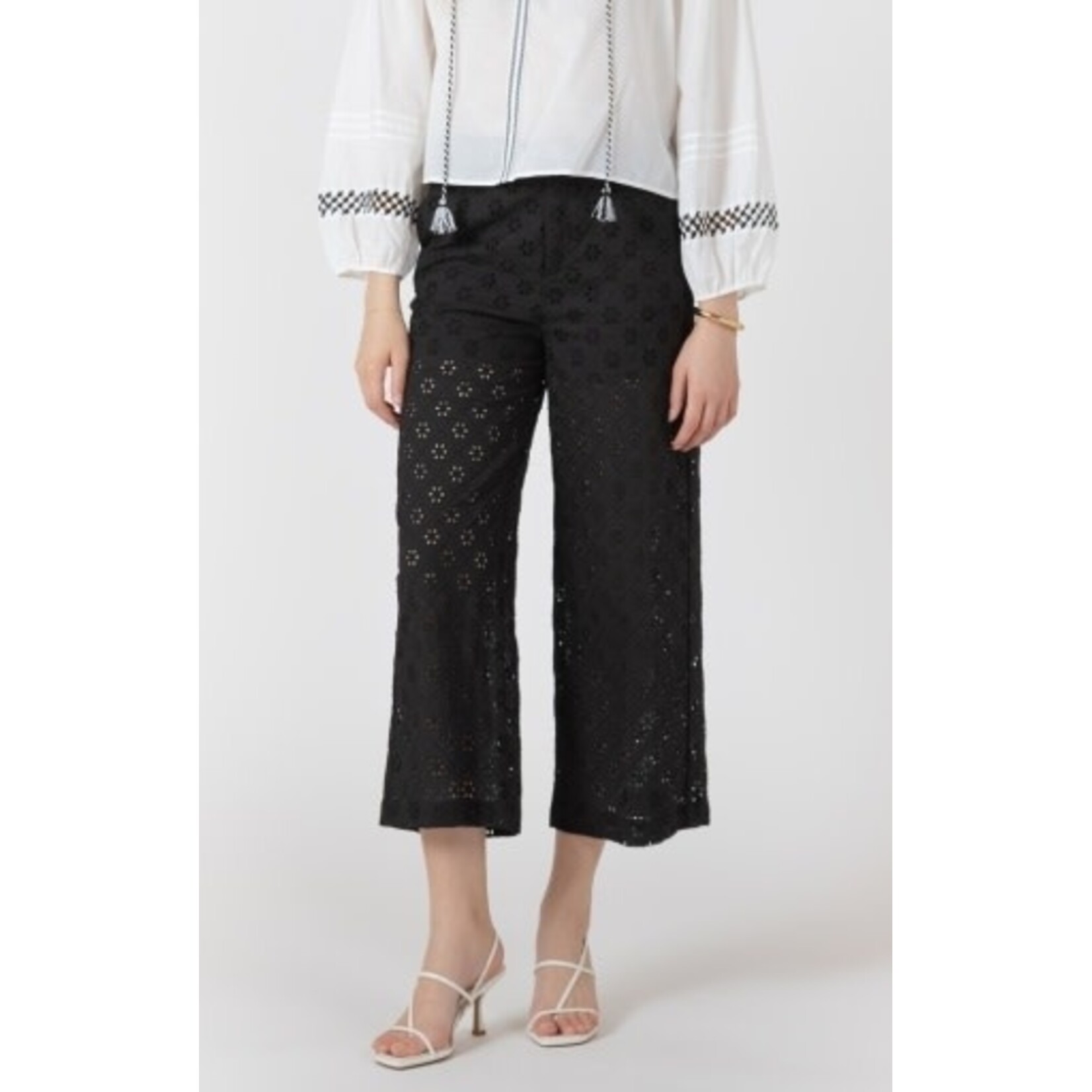 Black Tape 2722734 T - Openwork Embroidery Trouser