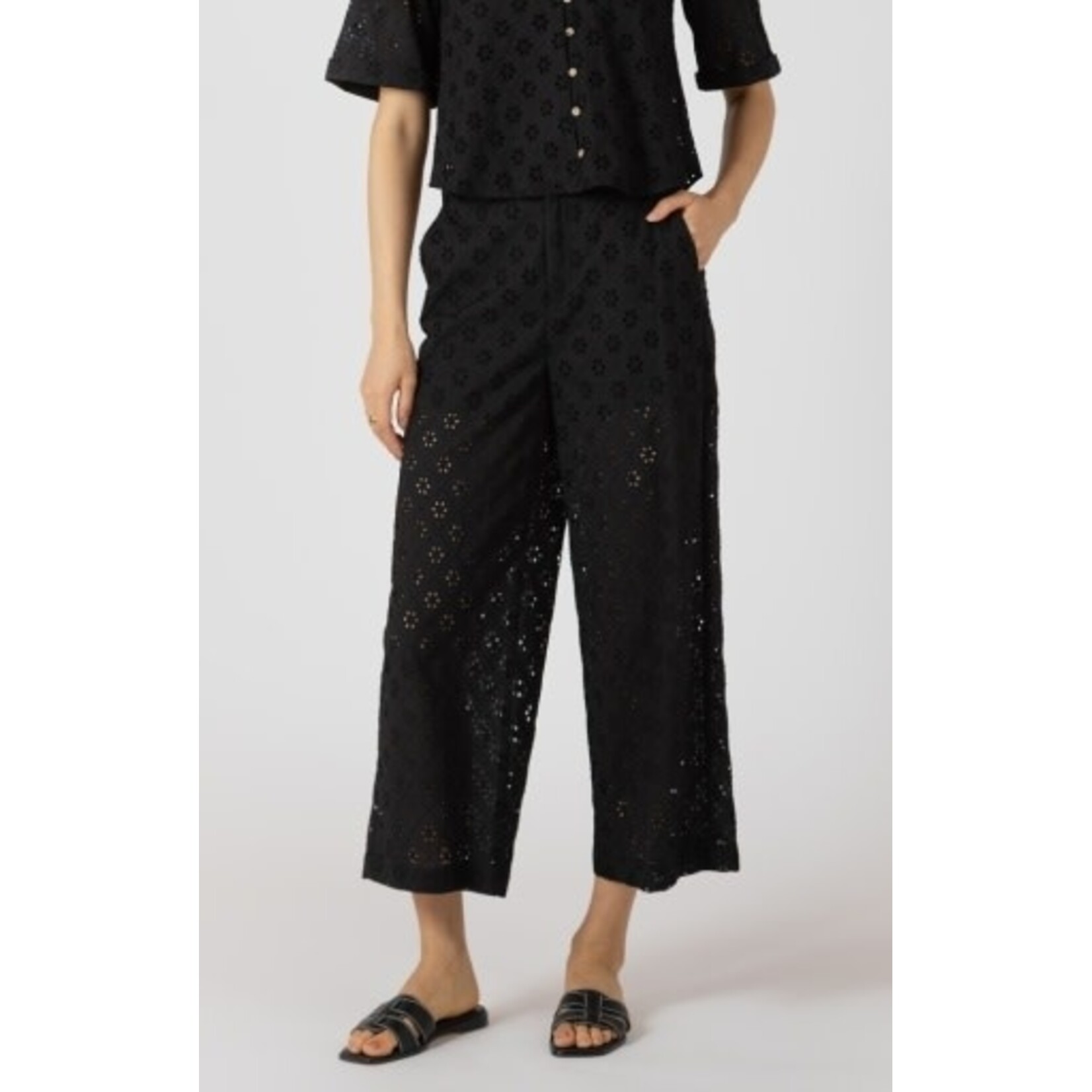Black Tape 2722734 T - Openwork Embroidery Trouser