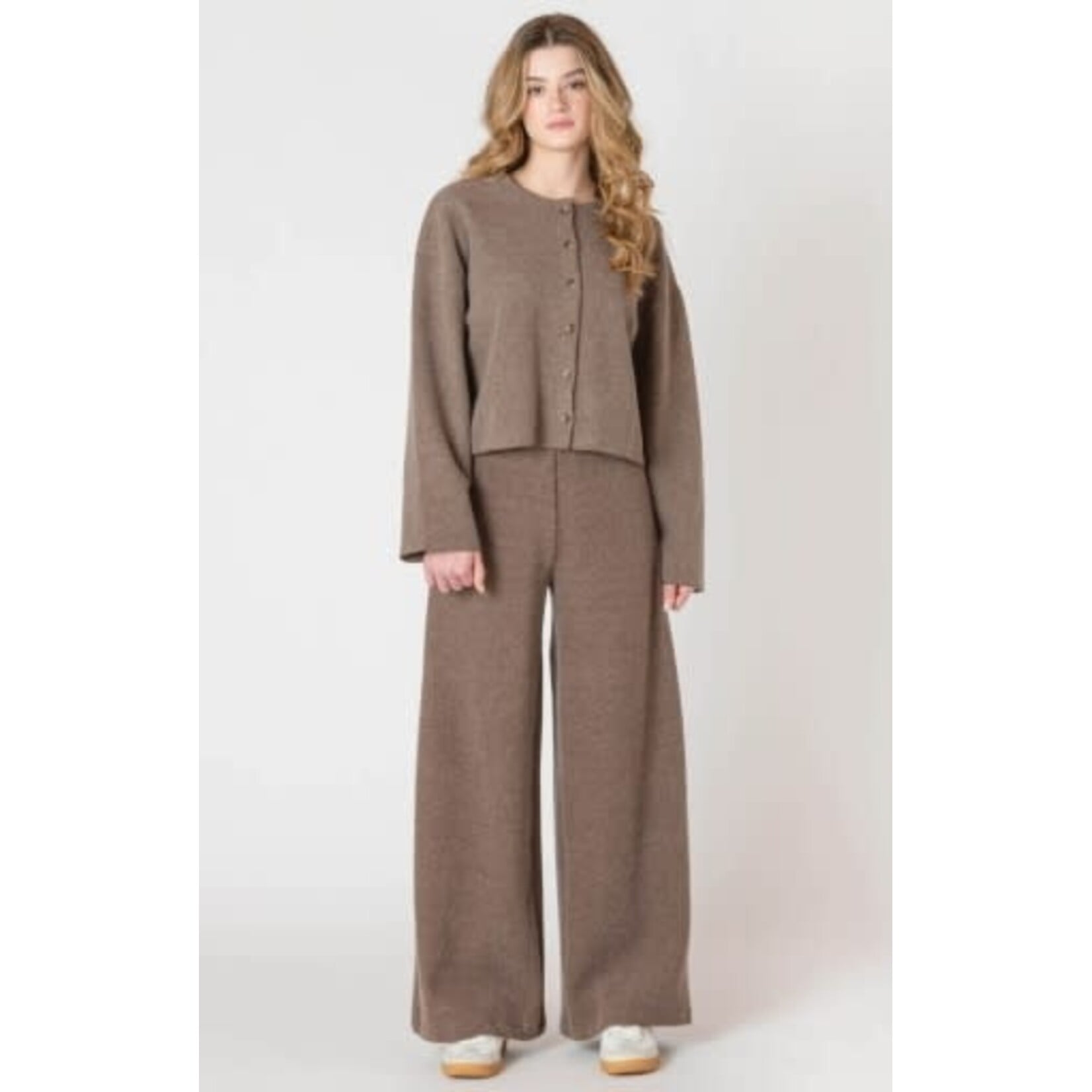 Room 34 2622215 DG - Wide Leg Ribbed Pant