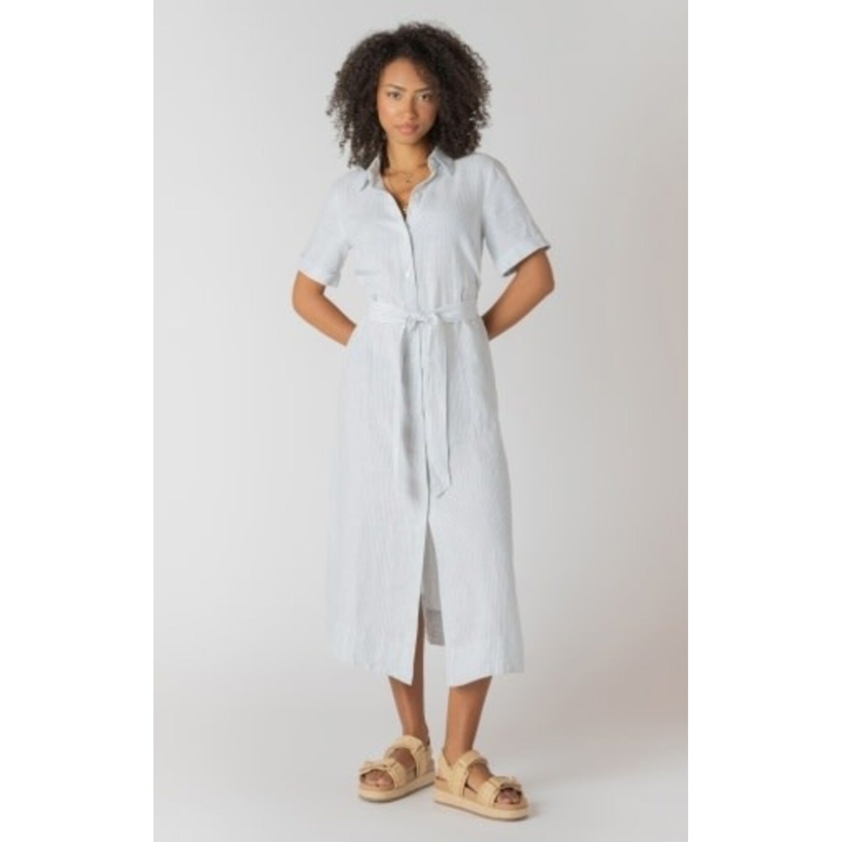 Room 34 2722516 DG - Belted Shirt Dress