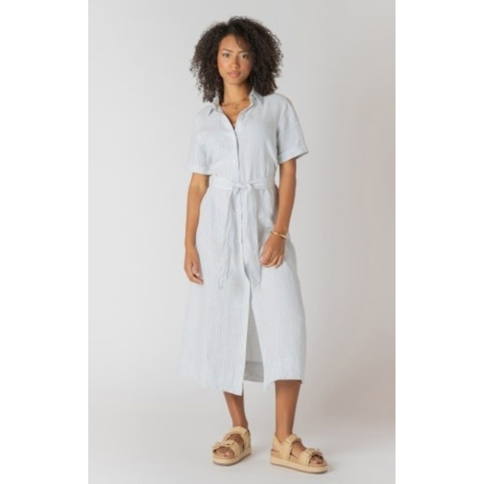 Room 34 2722516 DG - Belted Shirt Dress