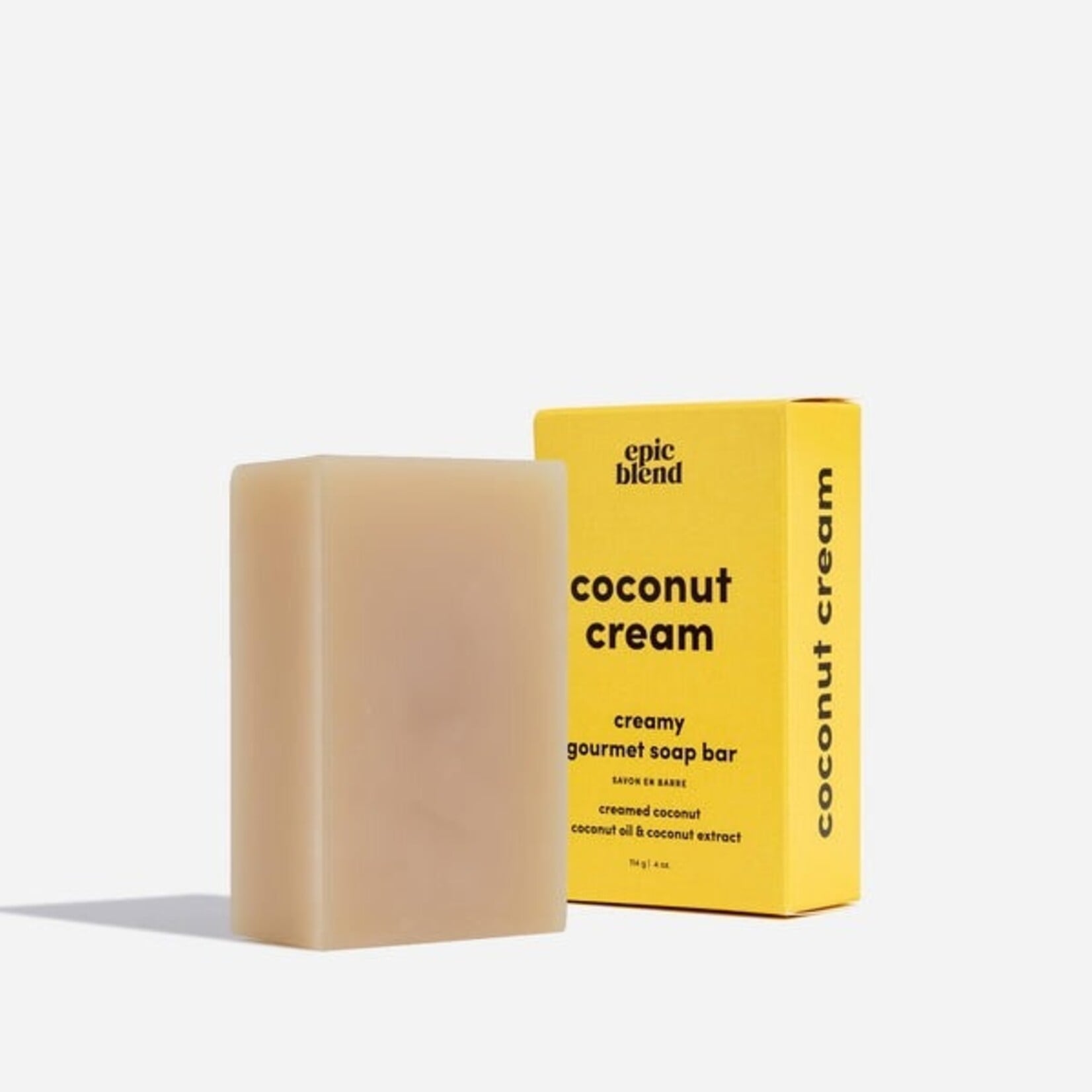 Coconut Cream Bar Soap 4 oz