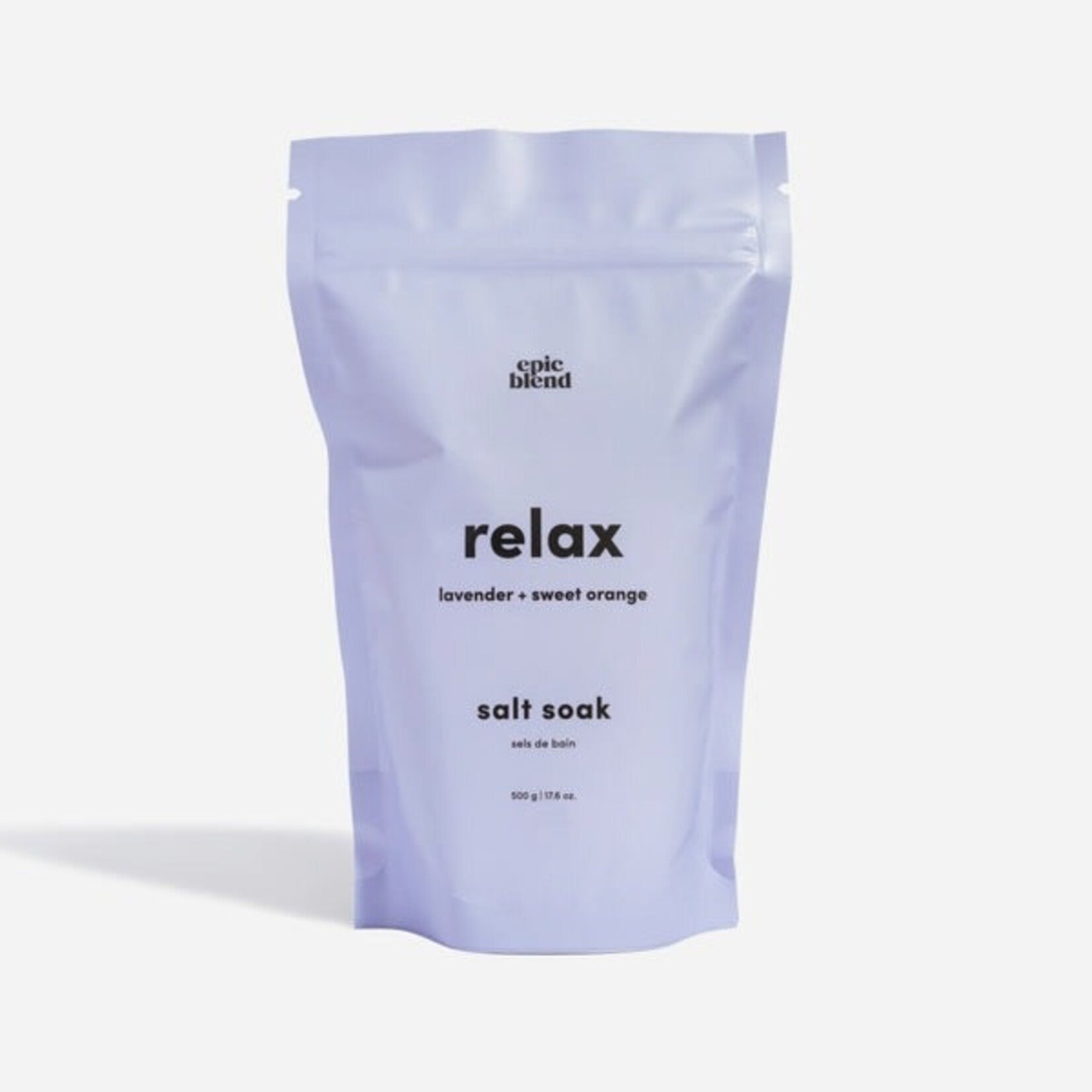 Relax Lavender & Sweet Orange Bath Salt Soak 500 g/17.6 oz